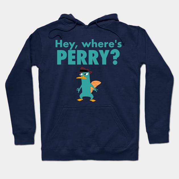 Hey, Where's Perry? Hoodie by LuisP96